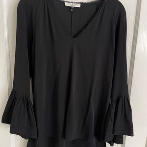 Halston Black Blouse